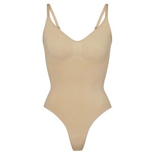 SKIMS Tan Shapewear Bodysuit